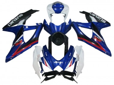 Purchase 2006-2007 White Blue Red Black Suzuki GSXR 600 / GSXR 750 Motorcycle Fairings UK