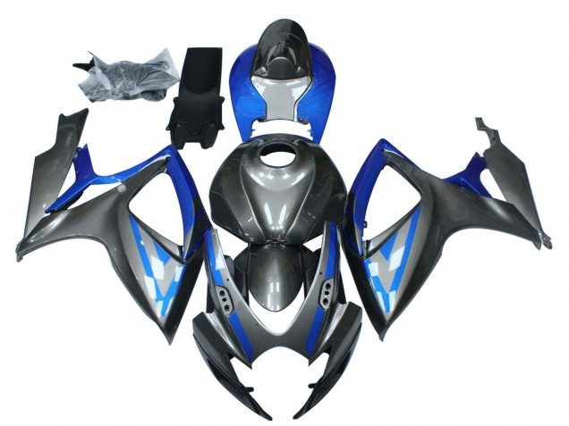 Purchase 2006-2007 Blue Grey Black Suzuki GSXR 600 / GSXR 750 Motorcycle Fairings UK