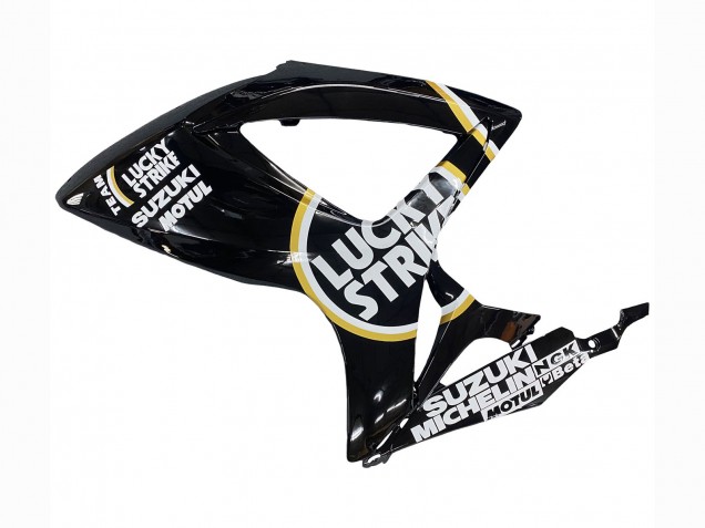 Purchase 2006-2007 Glossy Black White Motul Lucky Strike Suzuki GSXR 600 / GSXR 750 Motorcycle Fairings UK