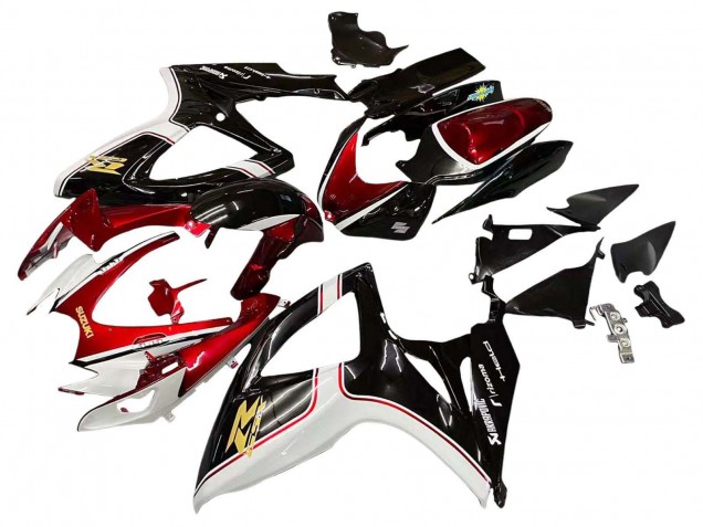 Purchase 2006-2007 Red White Black Yellow Suzuki GSXR 600 / GSXR 750 Motorcycle Fairings UK