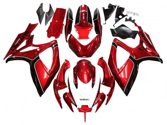 Purchase 2006-2007 Red Black Suzuki GSXR 600 / GSXR 750 Motorcycle Fairings UK