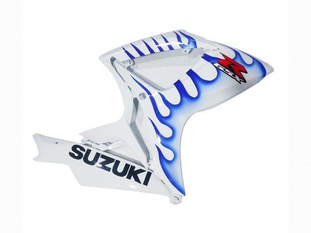 Purchase 2006-2007 White Blue Flame Suzuki GSXR 600 / GSXR 750 Motorcycle Fairings UK