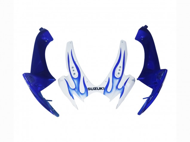 Purchase 2006-2007 White Blue Flame Suzuki GSXR 600 / GSXR 750 Motorcycle Fairings UK
