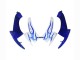 Purchase 2006-2007 White Blue Flame Suzuki GSXR 600 / GSXR 750 Motorcycle Fairings UK