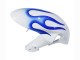 Purchase 2006-2007 White Blue Flame Suzuki GSXR 600 / GSXR 750 Motorcycle Fairings UK
