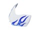 Purchase 2006-2007 White Blue Flame Suzuki GSXR 600 / GSXR 750 Motorcycle Fairings UK