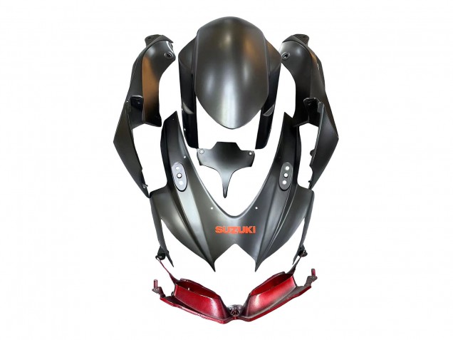 Purchase 2008-2010 Matte Black Red Suzuki GSXR 600 / GSXR 750 Motorcycle Fairings UK