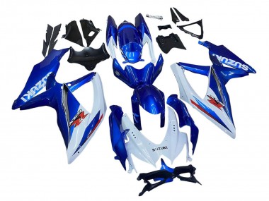 Purchase 2008-2010 Blue White Red Suzuki GSXR 600 / GSXR 750 Motorcycle Fairing Kits UK
