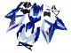 Purchase 2008-2010 Blue White Red Suzuki GSXR 600 / GSXR 750 Motorcycle Fairing Kits UK