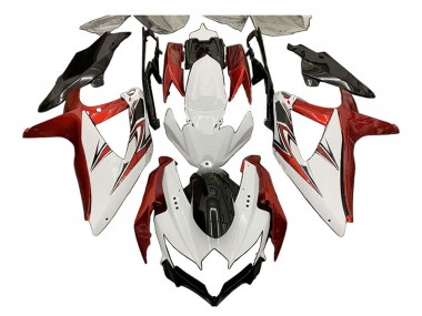 Purchase 2008-2010 White Orange Glossy Black Suzuki GSXR 600 / GSXR 750 Motorcycle Fairings UK