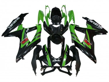 Purchase 2008-2010 Green Glossy Black Suzuki GSXR 600 / GSXR 750 Motorcycle Fairings UK