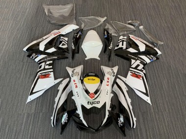 Purchase 2008-2010 White Yellow Black Tyco Suzuki GSXR 600 / GSXR 750 Motorcycle Fairings UK