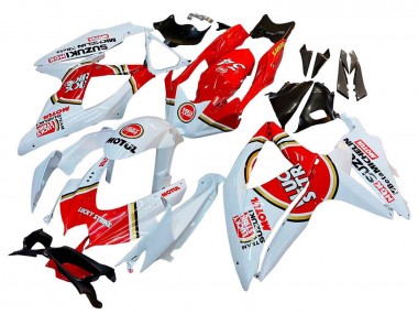 Purchase 2008-2010 White Red Motul Lucky Strike Suzuki GSXR 600 / GSXR 750 Motorcycle Fairings UK