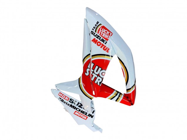 Purchase 2008-2010 White Red Motul Lucky Strike Suzuki GSXR 600 / GSXR 750 Motorcycle Fairings UK
