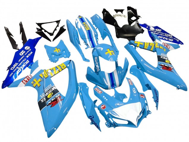 Purchase 2008-2010 Blue Yellow Rizla Suzuki GSXR 600 / GSXR 750 Motorcycle Fairings UK
