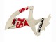 Purchase 2008-2010 Cream White Red Black Suzuki GSXR 600 / GSXR 750 Motorcycle Fairings UK