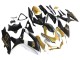 Purchase 2008-2010 Matte Black White Gold Suzuki GSXR 600 / GSXR 750 Motorcycle Fairings UK
