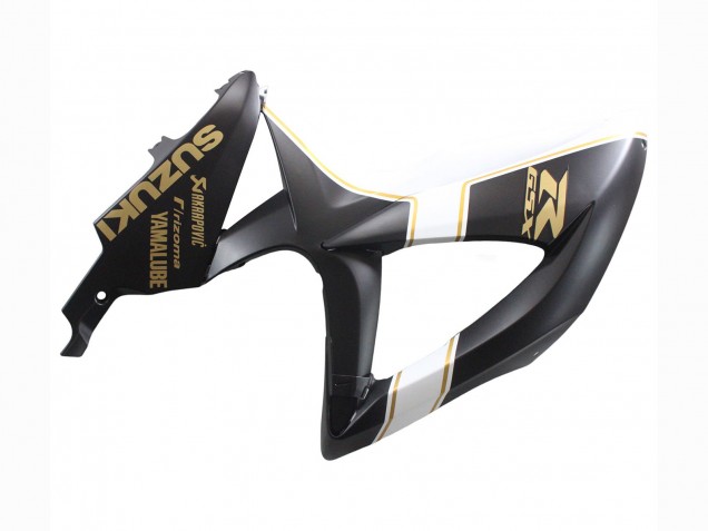 Purchase 2008-2010 Matte Black White Gold Suzuki GSXR 600 / GSXR 750 Motorcycle Fairings UK