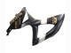 Purchase 2008-2010 Matte Black White Gold Suzuki GSXR 600 / GSXR 750 Motorcycle Fairings UK