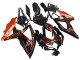 Purchase 2008-2010 Glossy Black Orange Flame Suzuki GSXR 600 / GSXR 750 Motorcycle Fairings UK