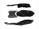 Purchase 2008-2010 Glossy Black Orange Flame Suzuki GSXR 600 / GSXR 750 Motorcycle Fairings UK