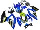 Purchase 2008-2010 Blue Fluorescent Green Shark Suzuki GSXR 600 / GSXR 750 Motorcycle Fairings UK