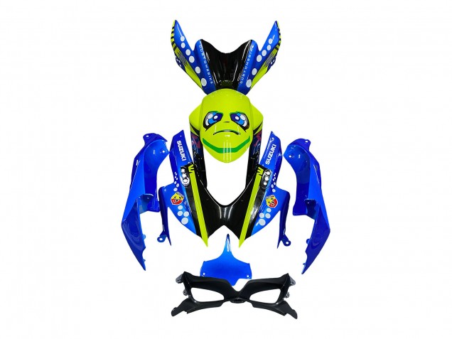 Purchase 2008-2010 Blue Fluorescent Green Shark Suzuki GSXR 600 / GSXR 750 Motorcycle Fairings UK