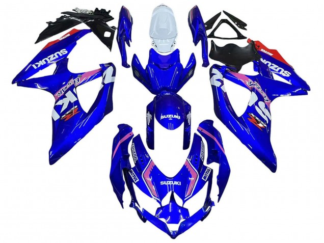Purchase 2008-2010 White Blue Pink Ecstar Motul Suzuki GSXR 600 / GSXR 750 Motorcycle Fairings UK