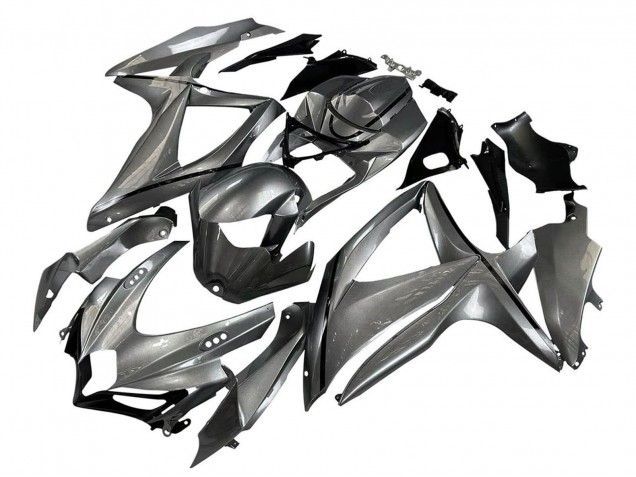 Purchase 2008-2010 Matte Grey Black Suzuki GSXR 600 / GSXR 750 Motorcycle Fairings UK