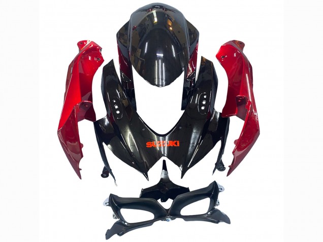 Purchase 2008-2010 Red Glossy Black Suzuki GSXR 600 / GSXR 750 Motorcycle Fairing UK