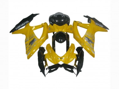 Purchase 2008-2010 Yellow Glossy Black Suzuki GSXR 600 / GSXR 750 Motorcycle Fairings UK