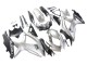Purchase 2008-2010 Silver Matte Black Suzuki GSXR 600 / GSXR 750 Motorcycle Fairings UK