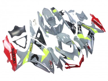 Purchase 2008-2010 Grey Yellow Red Suzuki GSXR 600 / GSXR 750 Motorcycle Fairings UK