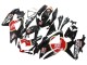 Purchase 2008-2010 Glossy Black Red White Motul Lucky Strike Suzuki GSXR 600 / GSXR 750 Motorcycle Fairings UK