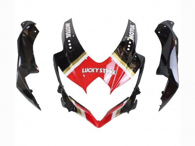 Purchase 2008-2010 Glossy Black Red White Motul Lucky Strike Suzuki GSXR 600 / GSXR 750 Motorcycle Fairings UK