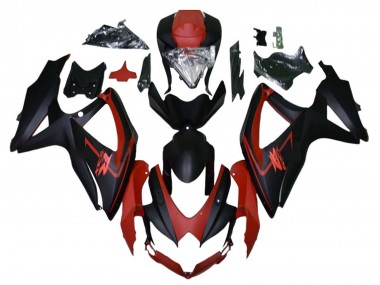 Purchase 2008-2010 Maroon Red Matte Black Suzuki GSXR 600 / GSXR 750 Motorcycle Fairings UK
