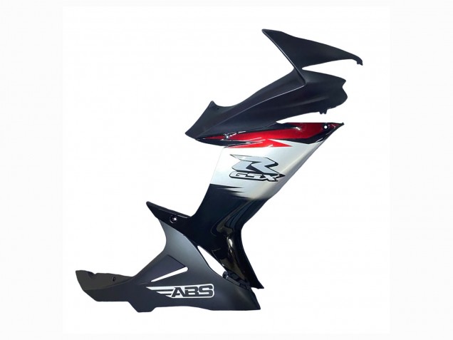 Purchase 2011-2024 Glossy Black Forged Carbon Fiber Silver Red Suzuki GSXR 600 / GSXR 750 Motorcycle Fairings UK