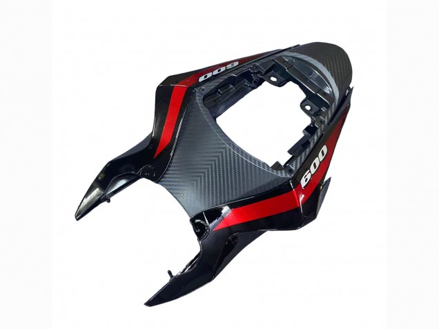 Purchase 2011-2024 Glossy Black Forged Carbon Fiber Silver Red Suzuki GSXR 600 / GSXR 750 Motorcycle Fairings UK