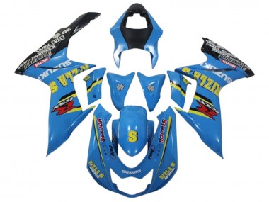 Purchase 2011-2024 Blue Yellow Black Rizla Suzuki GSXR 600 / GSXR 750 Motorcycle Fairings UK