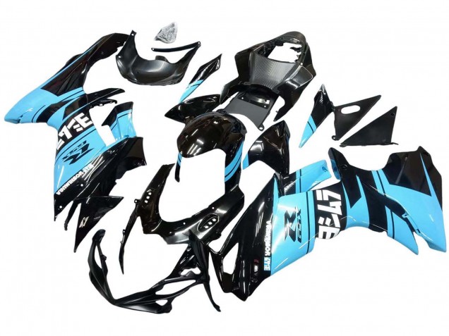 Purchase 2011-2024 Glossy Black Light Blue Suzuki GSXR 600 / GSXR 750 Motorcycle Fairings UK