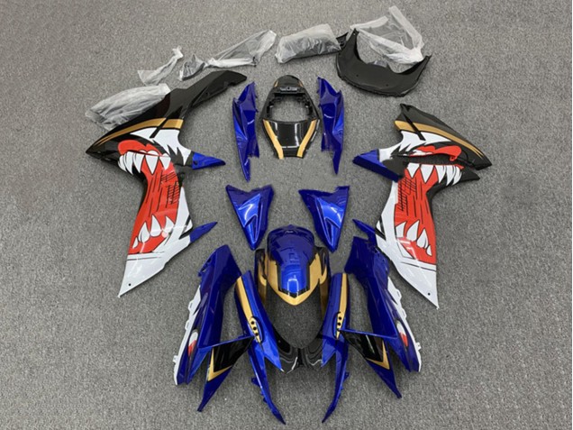 Purchase 2011-2024 Blue Gold Red Black Suzuki GSXR 600 / GSXR 750 Motorcycle Fairings UK