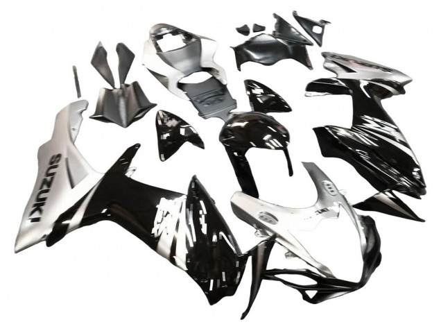 Purchase 2011-2024 Glossy Black Silver Suzuki GSXR 600 / GSXR 750 Motorcycle Fairing UK