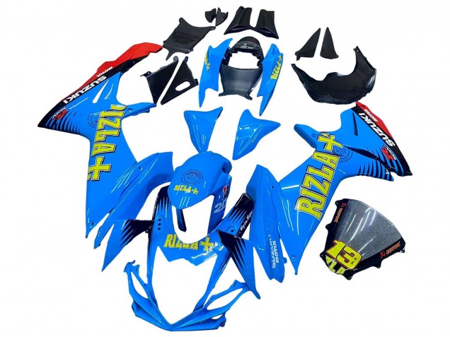 Purchase 2011-2024 Blue Gold Red Black Rizla Suzuki GSXR 600 / GSXR 750 Motorcycle Fairings UK