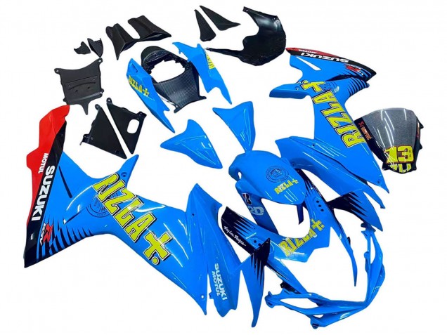Purchase 2011-2024 Blue Gold Red Black Rizla Suzuki GSXR 600 / GSXR 750 Motorcycle Fairings UK