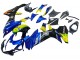 Purchase 2011-2024 Blue Yellow Suzuki GSXR 600 / GSXR 750 Motorcycle Fairings UK