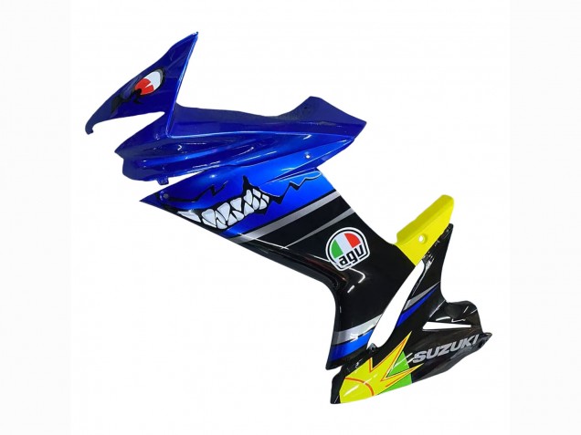 Purchase 2011-2024 Blue Yellow Suzuki GSXR 600 / GSXR 750 Motorcycle Fairings UK
