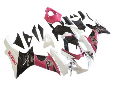 Purchase 2011-2024 White Pink Black Corona Suzuki GSXR 600 / GSXR 750 Motorcycle Fairings UK