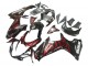 Purchase 2011-2024 Glossy Black Red Flame Suzuki GSXR 600 / GSXR 750 Motorcycle Fairings UK