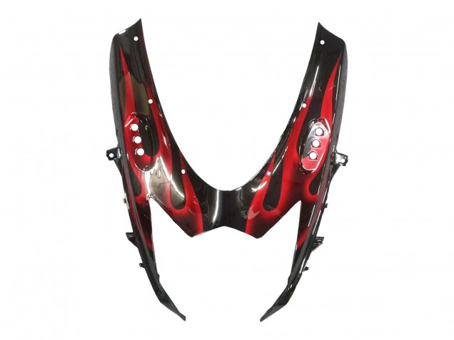 Purchase 2011-2024 Glossy Black Red Flame Suzuki GSXR 600 / GSXR 750 Motorcycle Fairings UK