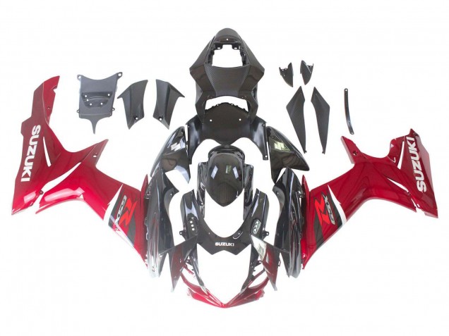 Purchase 2011-2024 Red Glossy Black Suzuki GSXR 600 / GSXR 750 Bike Fairings UK
